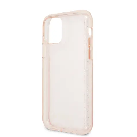 GUESS Glitter Zadní Kryt pro Apple iPhone 11 Pro růžová