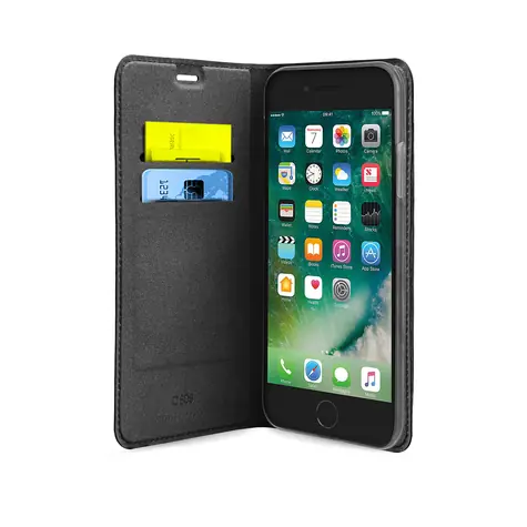SBS Book Wallet Lite pouzdro pro Apple iPhone SE 2020 & 8 & 7 & 6s & 6 černá