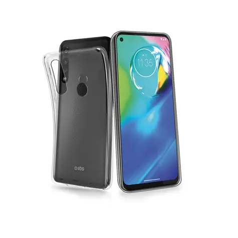 SBS Skinny pouzdro pro Motorola Moto G8 Power Lite transparentní