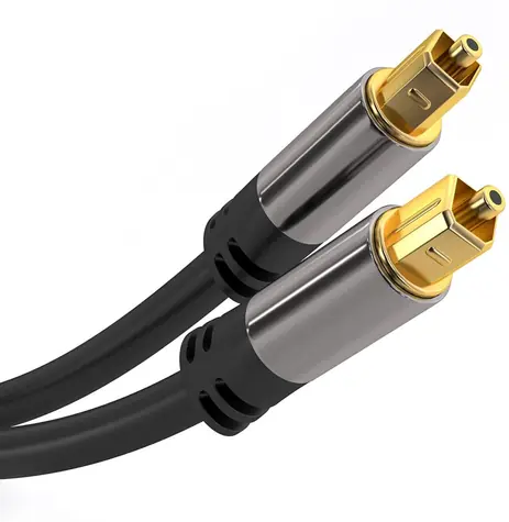 PremiumCord Gold design Kabel Toslink M-M 1.5m / OD:6mm