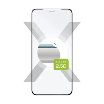 FIXED Full-Cover Ochranné tvrzené sklo pro Apple iPhone X & XS & 11 Pro černá / lepení přes celý displej