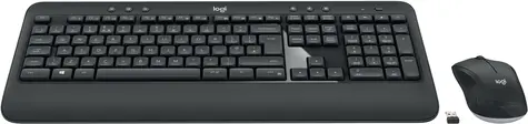 Logitech Wireless Desktop MK540 Advanced (Nordic) / Klávesnice / Myš / USB / Šedá 