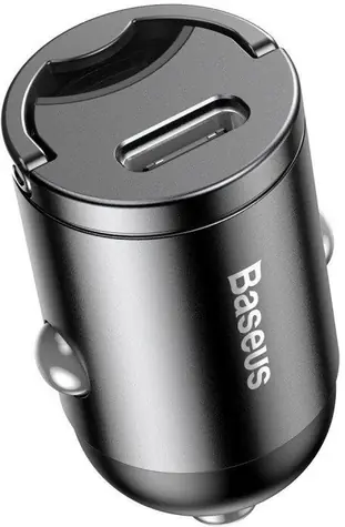 Baseus Tiny Star Mini USB-C nabíječka do auta / 30W / 1x USB-C / do autozapalovače / šedá