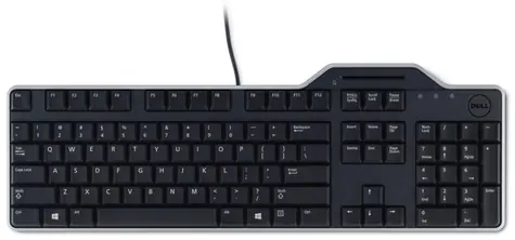 DELL KB-813 DE černá / Klávesnice / DE / čtečka čipových karet / USB / 1.8 m