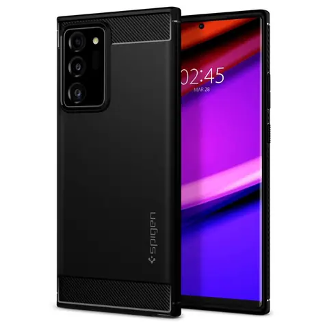 Spigen Rugged Armor ochranný kryt pro Samsung Galaxy Note20 Ultra černá