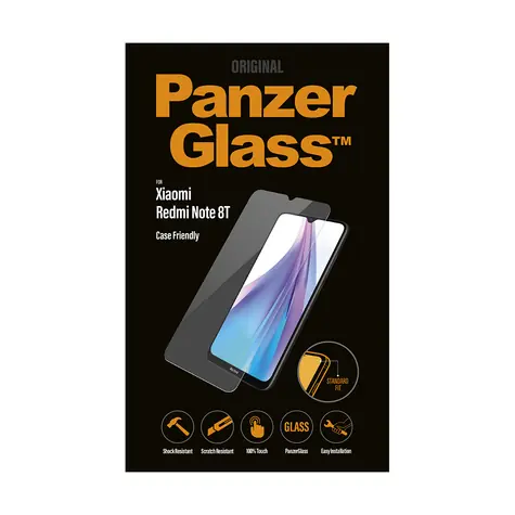 PanzerGlass Case Friendly Tvrzené sklo pro Xiaomi Redmi Note 8T černá