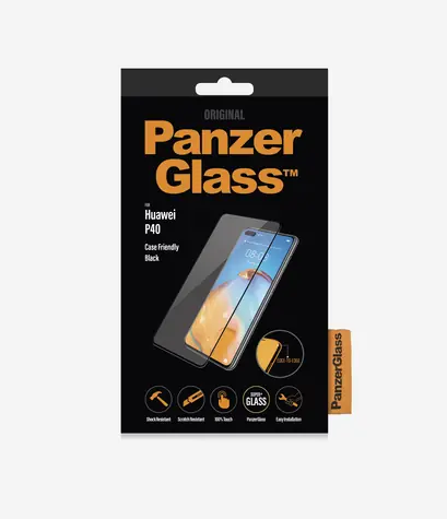 PanzerGlass Case Friendly Tvrzené sklo pro Huawei P40 černá