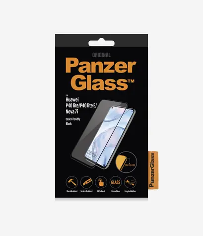PanzerGlass Case Friendly Tvrzené sklo pro Huawei P40 Lite černá