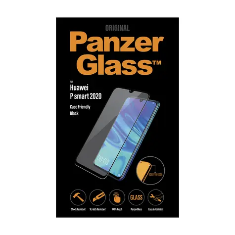 PanzerGlass Case Friendly Tvrzené sklo pro Huawei P Smart 2020 černá