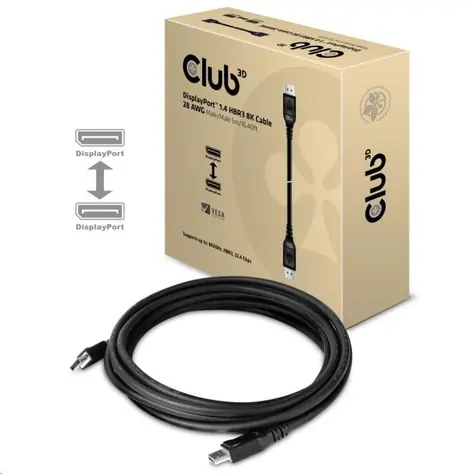 Club3D Kabel DisplayPort 1.4 8K@60Hz M-M 5m / HBR3