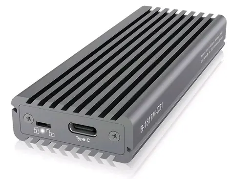 Icy Box IB-1817M-C31 / externí box pro M.2 PCIe NVMe SSD / USB 3.1 gen2  Type-C / hliníkový