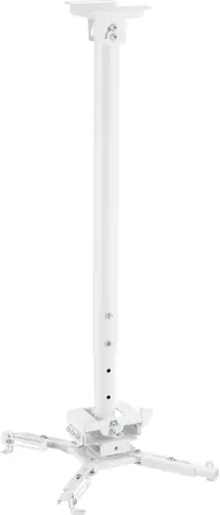 VivoLink Ceiling Mount L bílá / stropní držák pro projektor / 74.5cm - 114.5cm / až do 35 kg