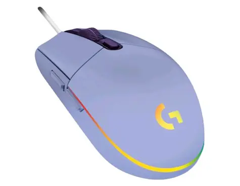 Logitech G102 Lightsync fialová / drátová herní myš / 8000 DPI / 6 tlačítek / RGB Lightsync