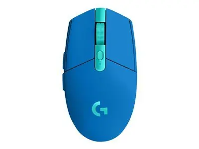 Logitech G305 modrá / bezdrátová herní myš / 12 000 DPI / USB LIGHTSPEED přijímač