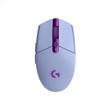 Logitech G305 fialová / bezdrátová herní myš / 12 000 DPI / USB LIGHTSPEED přijímač