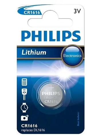 Philips baterie CR1616 - 1ks