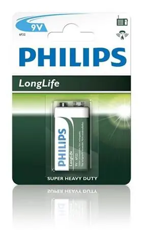 Philips baterie 9V zinkochloridová - 1ks blister