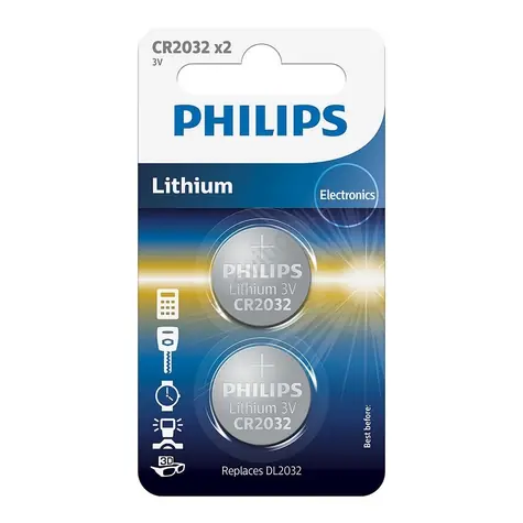 Philips baterie CR2032 - 2ks