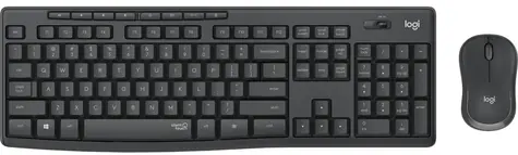 Logitech MK295 Silent DE graphite / Bezdrátová sada klávesnice a myši / DE verze
