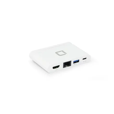 DICOTA Přenosné dokovací zařízení USB-C 4v1 bílá / HDMI / 1x USB-A / 1x USB-C