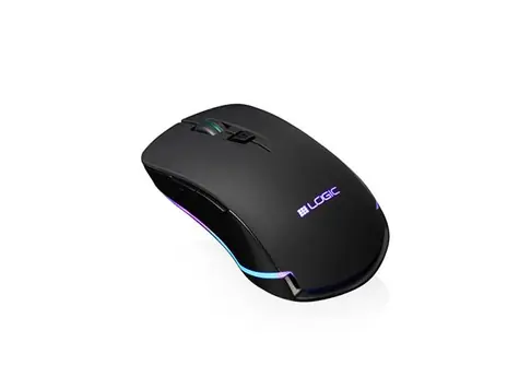 MODECOM Logic LM-STARR-ONE černá / optická myš / 6 tlačítek / 3200 DPI / LED podsvícení / USB 