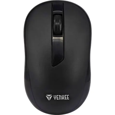 YENKEE Delhi černá / bezdrátová myš / USB / 1000 DPI / 3 tlačítka