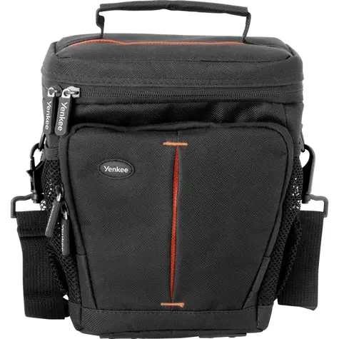 YENKEE YBC 520BK pouzdro na zrcadlovku Canyonlands L černo-oranžová / 14.5 x 12 x 22cm