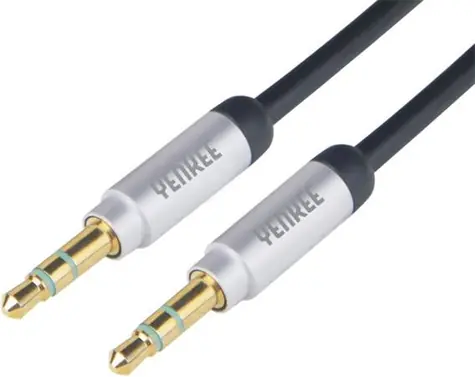 YENKEE YCA 202 Stereo audio AUX kabel s 3.5 mm konektorem jack / 2x 3.5 mm jack M-M / 2m