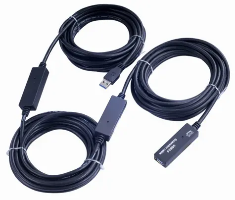 PremiumCord USB 3.0 repeater a prodlužovací kabel AM-AF 15m