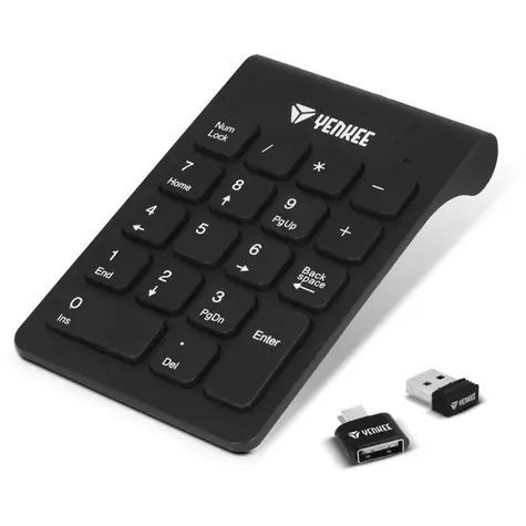 YENKEE YKB 4020 černá / bezdrátová numerická klávesnice / 2,4 GHz 