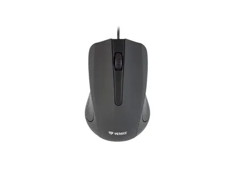 YENKEE Suva černá / Optická myš / 1000 DPI / 3 tlačítka / USB / 1.25 m