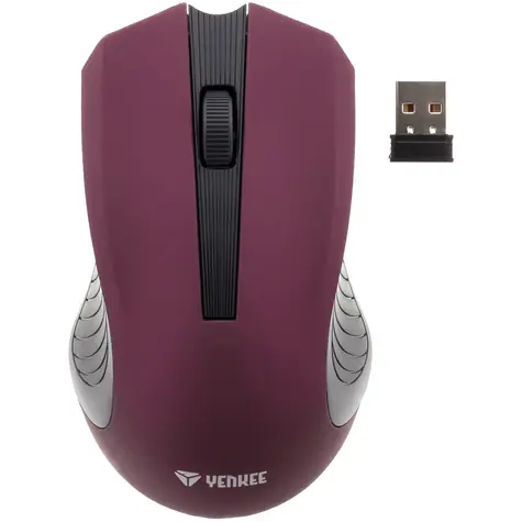 YENKEE Monaco fialová / bezdrátová myš / USB / 1000 DPI / 3 tlačítka