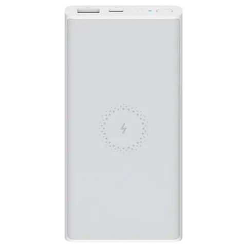 Xiaomi Mi Wireless Essential 10000mAh bílá / Power Bank / 18W / 1x USB / Qi