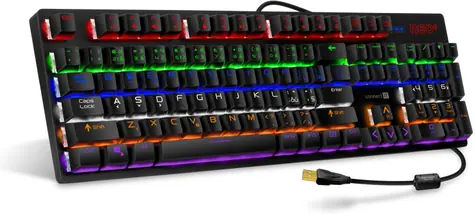 CONNECT IT NEO+ (CKB-3591-CS) černá / Mechanická herní klávesnice / podsvícená / CZ + SK layout / USB / 1.8m 