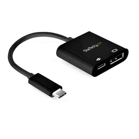 StarTech adaptér USB-C na DisplayPort & Power Delivery USB-C 60W černá / 8K 60Hz / 4K 120Hz / HBR3