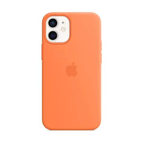 Apple silikonový kryt s MagSafe pro iPhone 12 mini oranžová