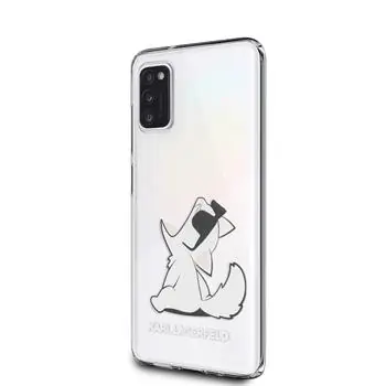 Karl Lagerfeld Fun Choupette Kryt pro Samsung Galaxy A41 čirá