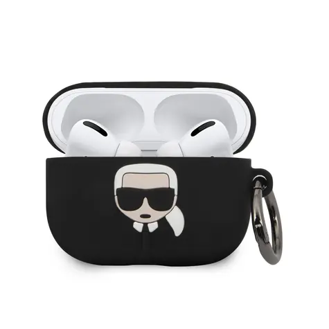 Karl Lagerfeld Silikonové Pouzdro pro Apple Airpod Pro černá