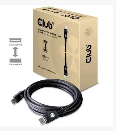 Club3D Kabel DisplayPort 1.4 na DisplayPort 1.4 HBR3 M-M 3m