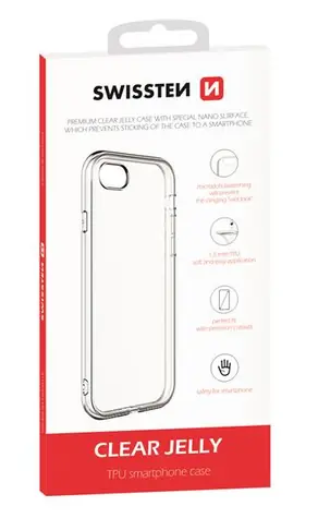 SWISSTEN CLEAR JELLY Pouzdro pro Apple iPhone 12 Pro Max transparentní