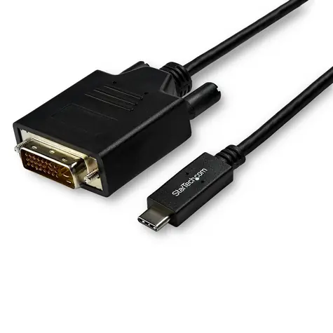 StarTech kabel USB-C na DVI černá / 1080p / Thunderbolt 3 / 3m