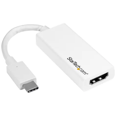 StarTech adaptér USB-C na HDMI bílá / 4K 60Hz 