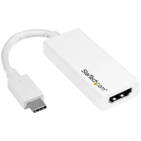 StarTech adaptér USB-C na HDMI bílá / 4K 30Hz / Thunderbolt 3 