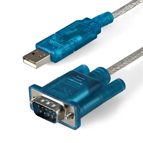 StarTech kabel USB-A na RS232 DB9 (1 Mbps) modrá