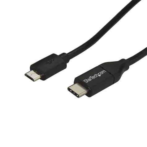 StarTech kabel USB-C na MicroUSB černá / 480 Mbps / Thunderbolt 3 / 1m
