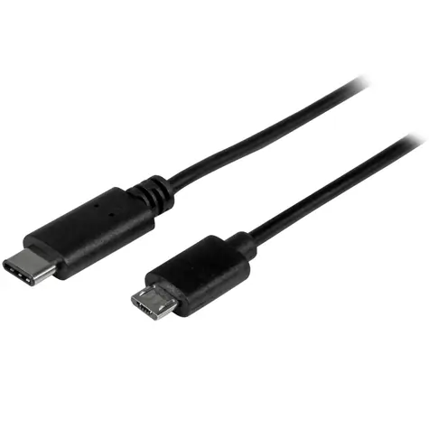 StarTech kabel USB-C na MicroUSB černá / 480 Mbps / Thunderbolt 3 / 0.5m