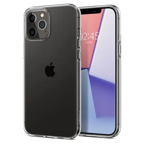 Spigen Liquid Crystal ochranný kryt pro Apple iPhone 12 & 12 Pro čirá