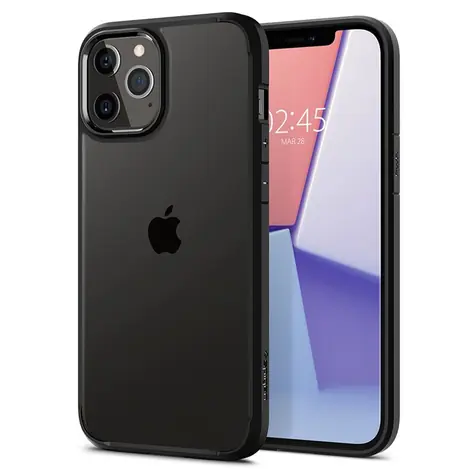 Spigen Ultra Hybrid ochranný kryt pro Apple iPhone 12 & 12 Pro černá