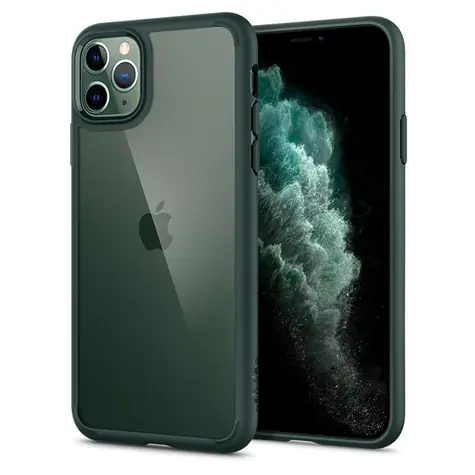 Spigen Ultra Hybrid ochranný kryt pro Apple iPhone 11 Pro zelená