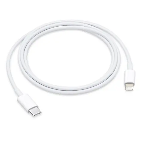 Apple originální datový kabel USB-C na Lightning (1m) / 1x USB-C (M) / 1x Lightning (M) / bílá